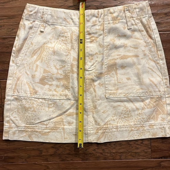 BDG Urban Outfitters Subtle Jungle Print Jean Skirt Size M - Picture 6 of 9
